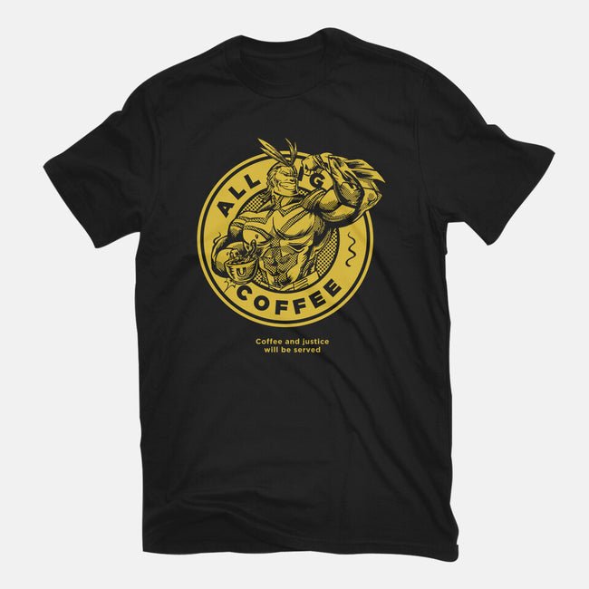 All Might Coffee-unisex basic tee-yumie