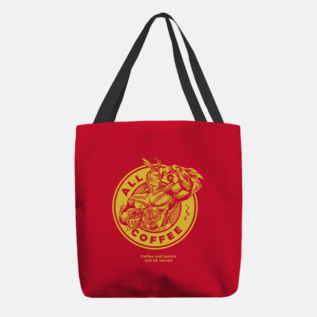 All Might Coffee-none basic tote-yumie