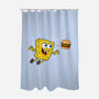Spongemind-none polyester shower curtain-Melonseta
