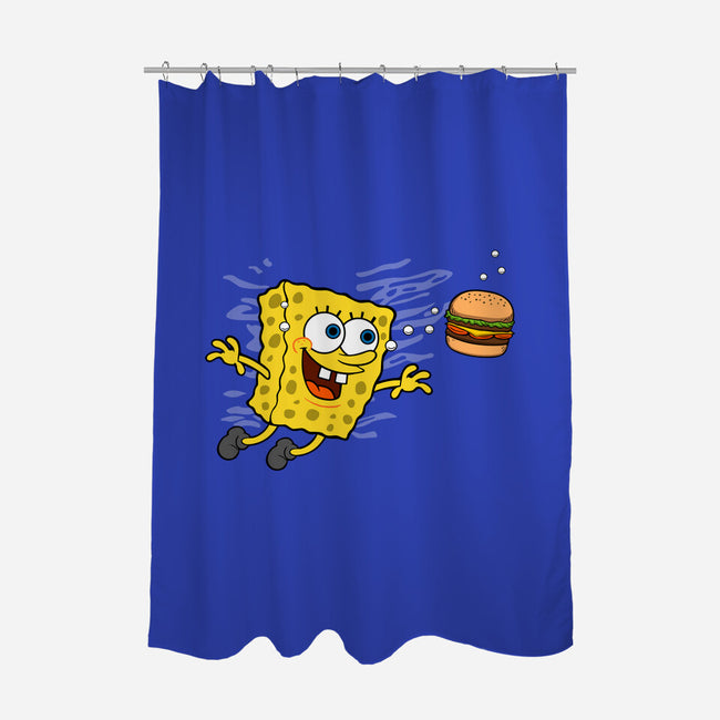 Spongemind-none polyester shower curtain-Melonseta