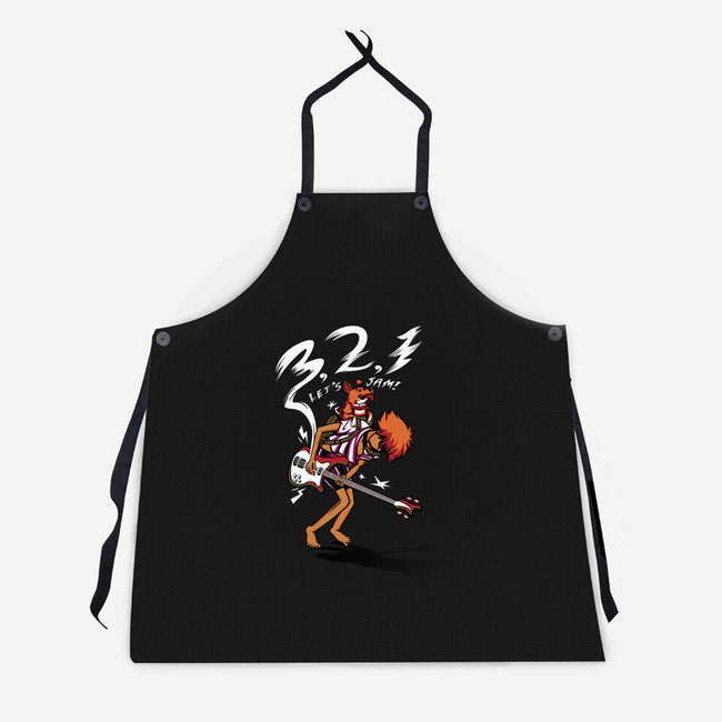 Let's Jam Ed-unisex kitchen apron-Ste7en Lefcourt