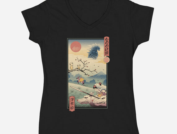 Wolf Princess Ukiyo-E