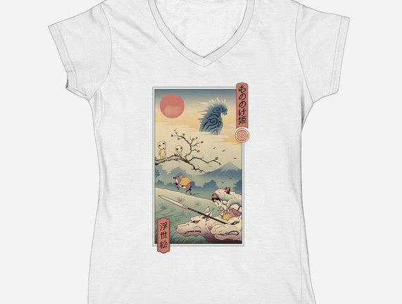 Wolf Princess Ukiyo-E