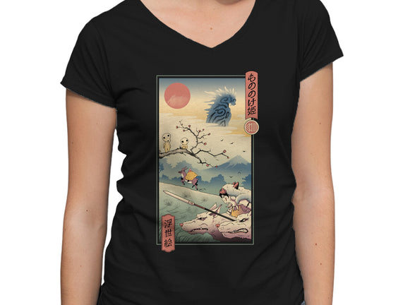 Wolf Princess Ukiyo-E