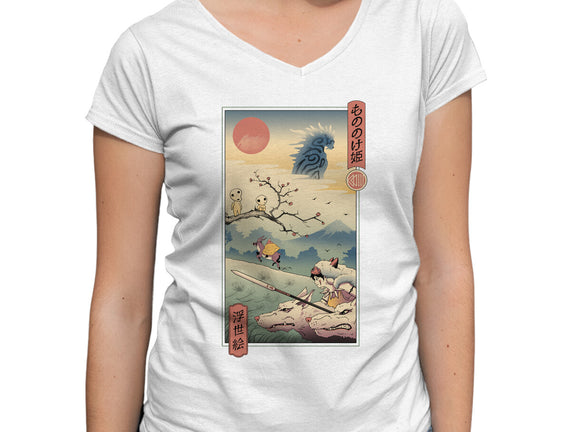 Wolf Princess Ukiyo-E
