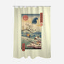 Wolf Princess Ukiyo-E-none polyester shower curtain-vp021
