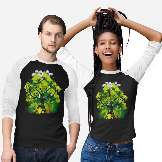 My Neighbor's Forest-unisex baseball tee-constantine2454
