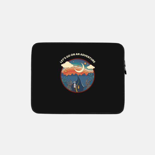 Let's Go on An Adventure-none zippered laptop sleeve-zody