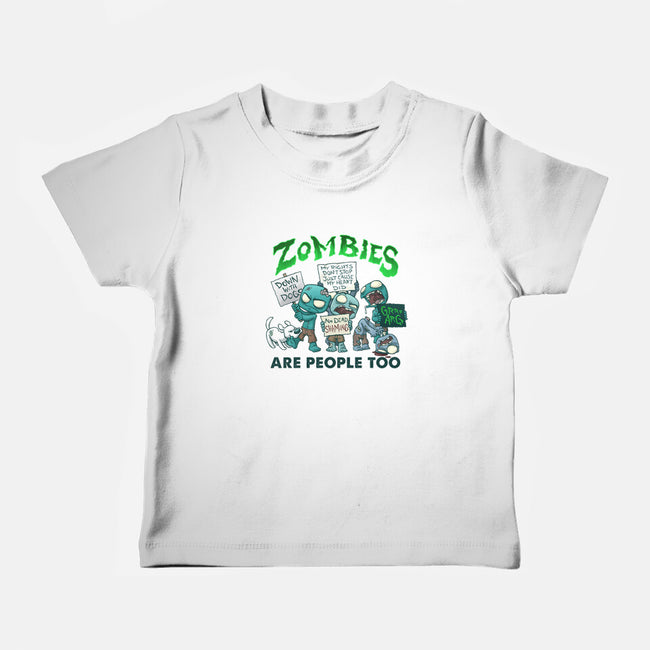 Zombie Rights-baby basic tee-DoOomcat
