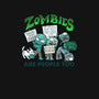 Zombie Rights-none zippered laptop sleeve-DoOomcat