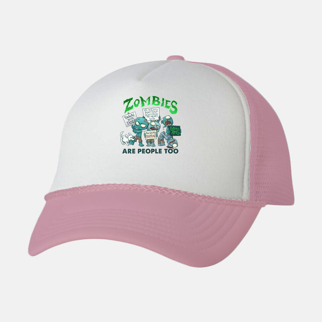 Zombie Rights-unisex trucker hat-DoOomcat