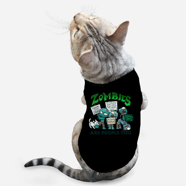 Zombie Rights-cat basic pet tank-DoOomcat