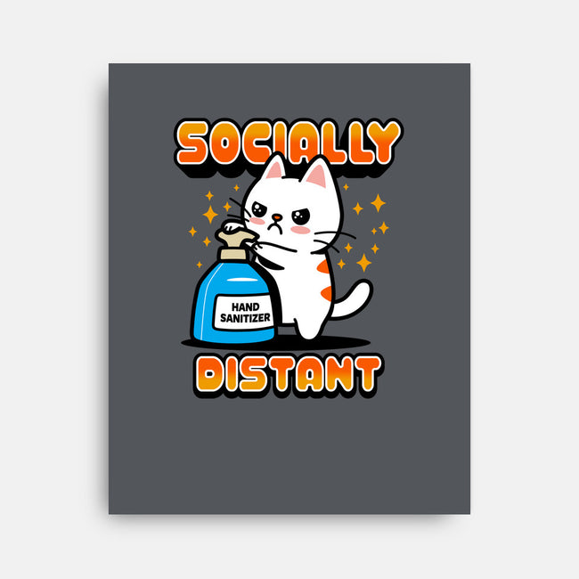 Socially Distant-none stretched canvas-Boggs Nicolas