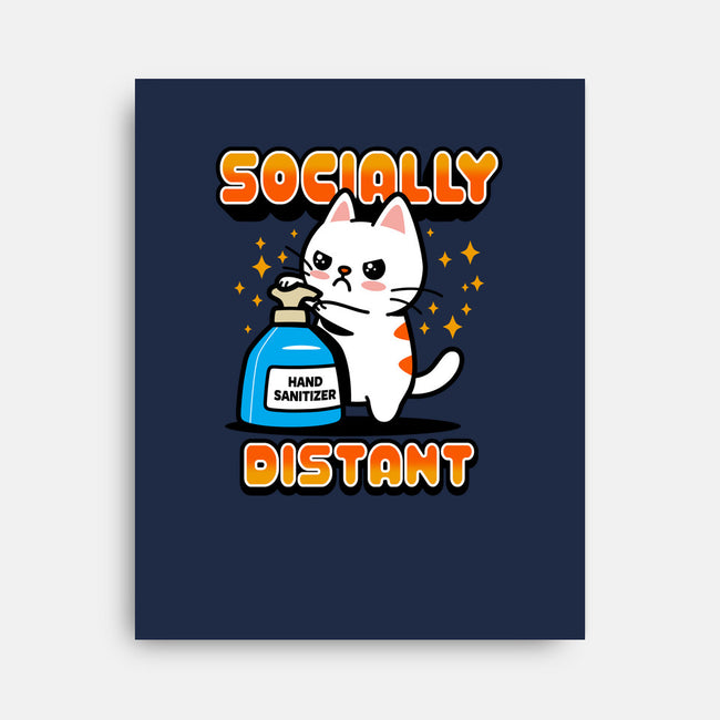 Socially Distant-none stretched canvas-Boggs Nicolas
