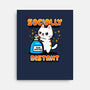 Socially Distant-none stretched canvas-Boggs Nicolas