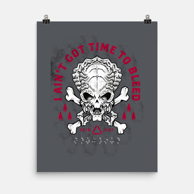 Time To Bleed-none matte poster-Nemons