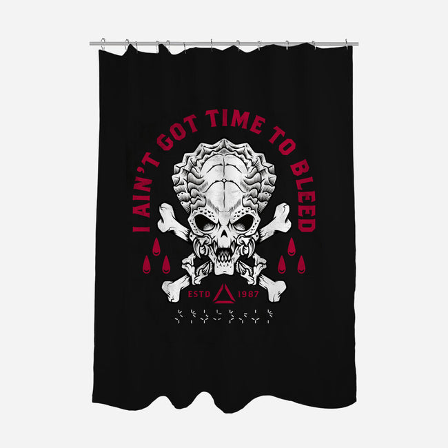 Time To Bleed-none polyester shower curtain-Nemons