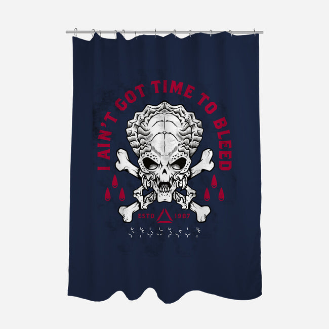Time To Bleed-none polyester shower curtain-Nemons