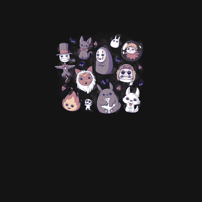 Ghibli Love-none stretched canvas-xMorfina