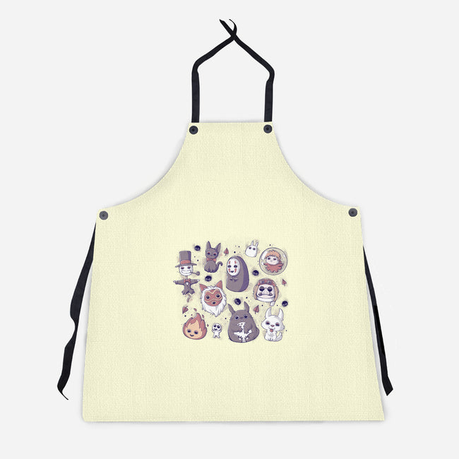 Ghibli Love-unisex kitchen apron-xMorfina