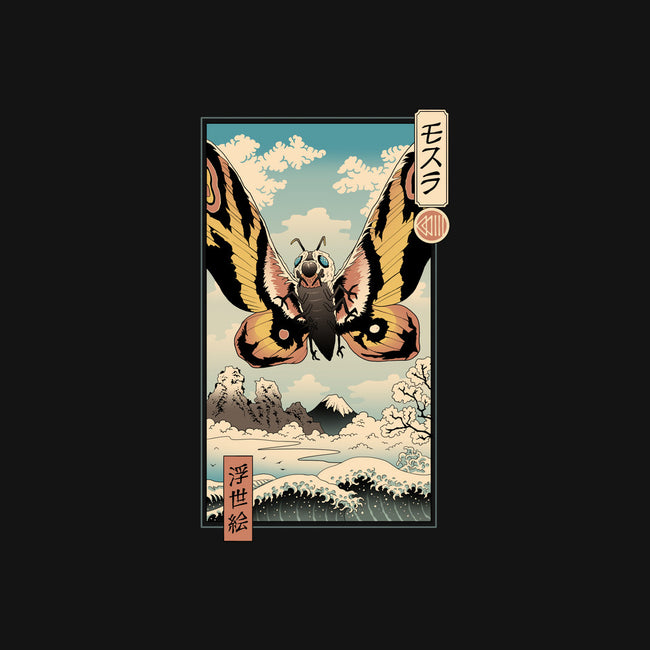 Ancient Moth Ukiyo-E-none glossy sticker-vp021