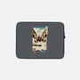 Ancient Moth Ukiyo-E-none zippered laptop sleeve-vp021
