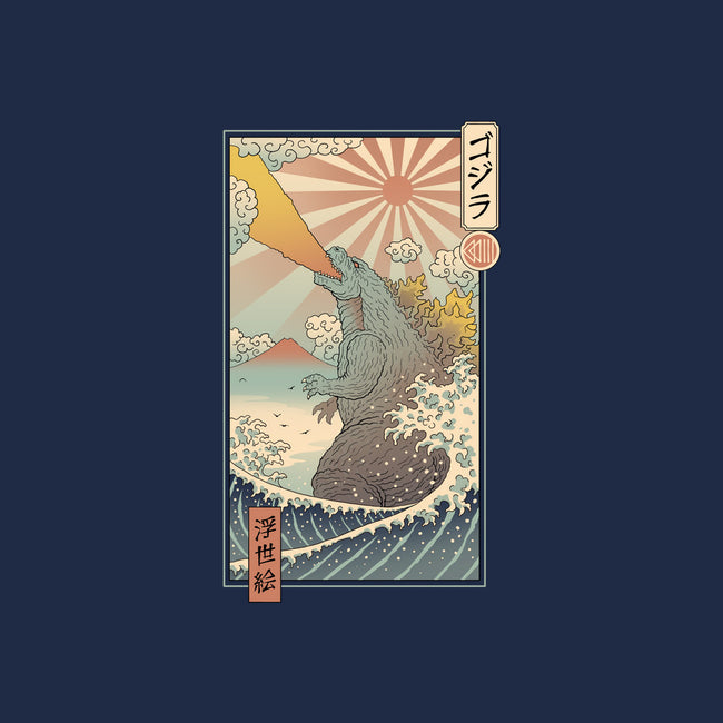King Kaiju Ukiyo-E-mens heavyweight tee-vp021