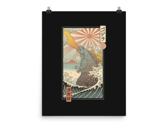 King Kaiju Ukiyo-E