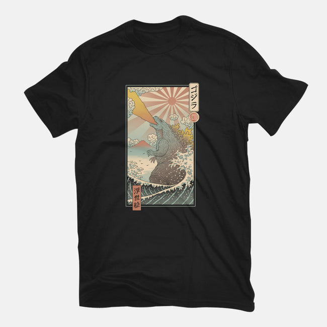 King Kaiju Ukiyo-E-mens heavyweight tee-vp021