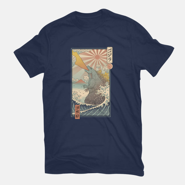 King Kaiju Ukiyo-E-mens heavyweight tee-vp021