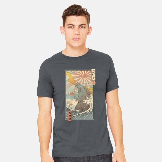 King Kaiju Ukiyo-E-mens heavyweight tee-vp021