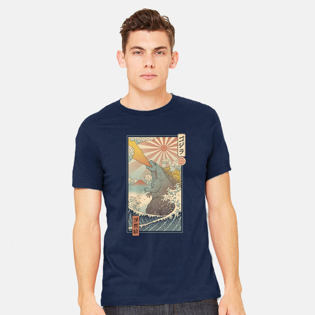 King Kaiju Ukiyo-E-mens heavyweight tee-vp021