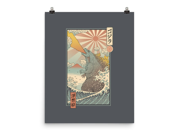 King Kaiju Ukiyo-E