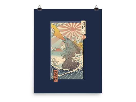 King Kaiju Ukiyo-E