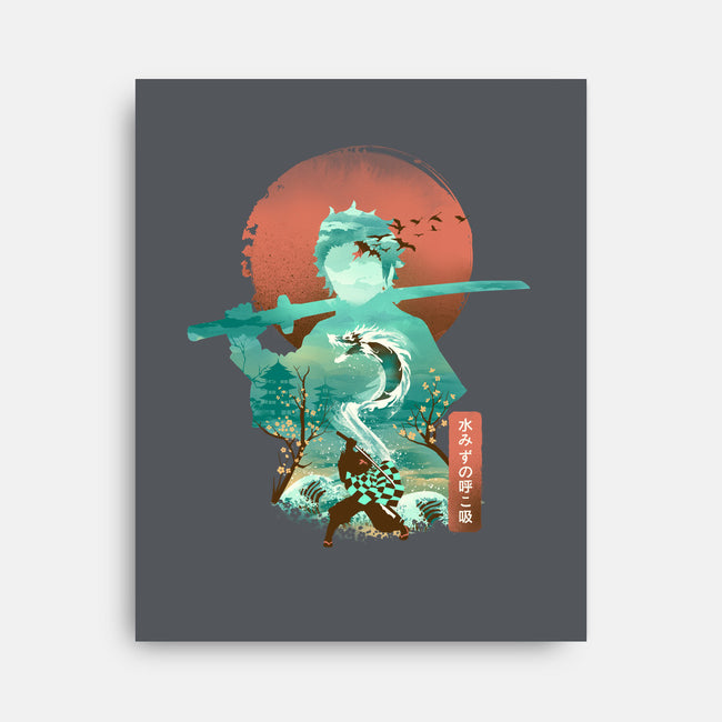 Breath of Water-none stretched canvas-dandingeroz