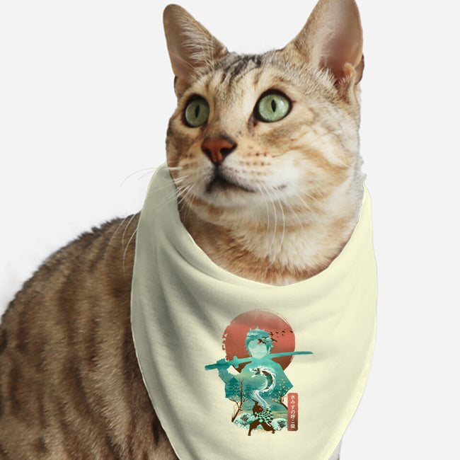 Breath of Water-cat bandana pet collar-dandingeroz