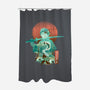 Breath of Water-none polyester shower curtain-dandingeroz
