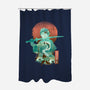 Breath of Water-none polyester shower curtain-dandingeroz