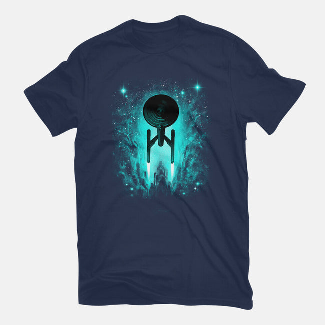 Voyages In Space-unisex basic tee-alemaglia