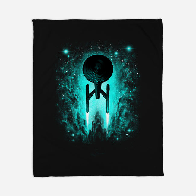Voyages In Space-none fleece blanket-alemaglia