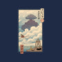 Sky Castle Ukiyo-E-none non-removable cover w insert throw pillow-vp021