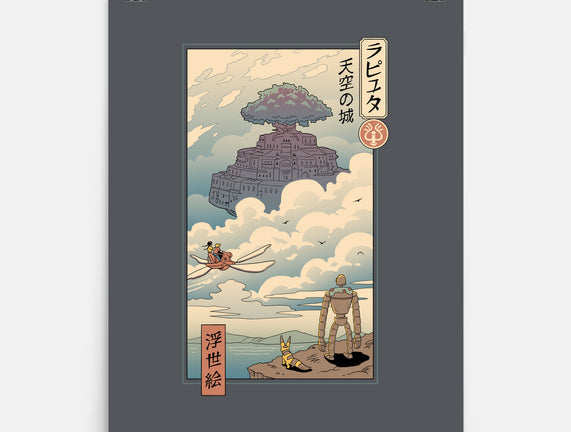 Sky Castle Ukiyo-E