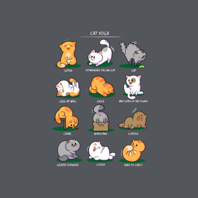 Cat Yoga-none glossy sticker-queenmob