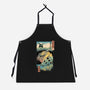 Ukiyo-E Wind Valley-unisex kitchen apron-vp021