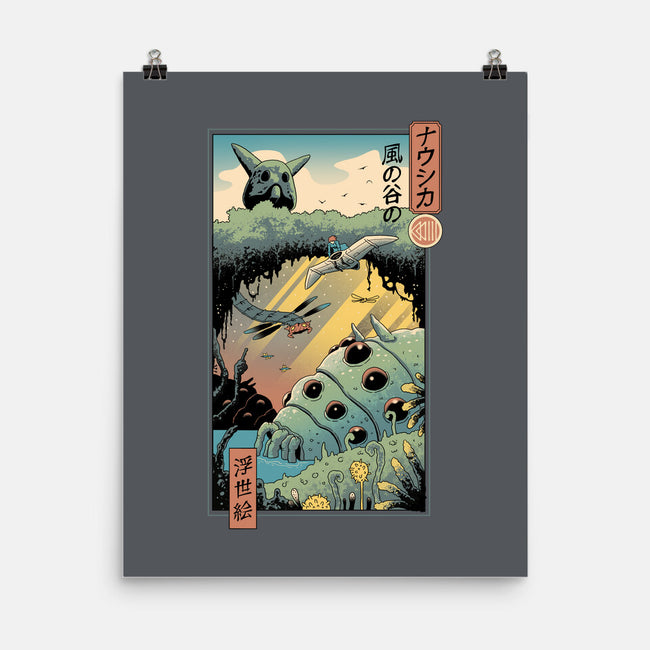 Ukiyo-E Wind Valley-none matte poster-vp021