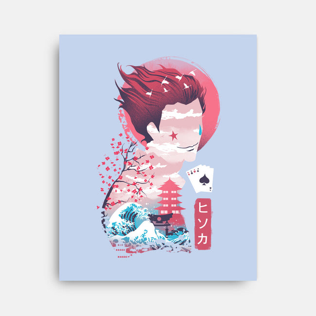 Ukiyo-E Hunter-none stretched canvas-dandingeroz