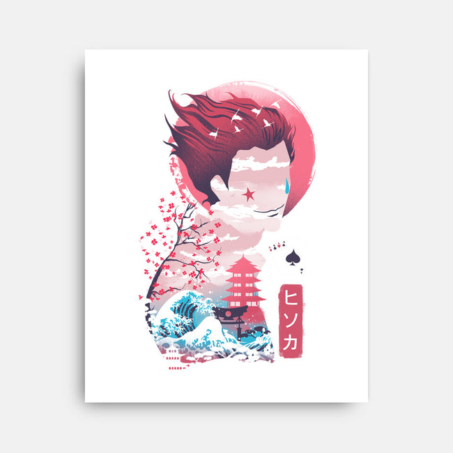 Ukiyo-E Hunter-none stretched canvas-dandingeroz