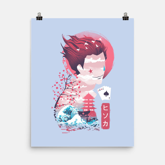 Ukiyo-E Hunter-none matte poster-dandingeroz