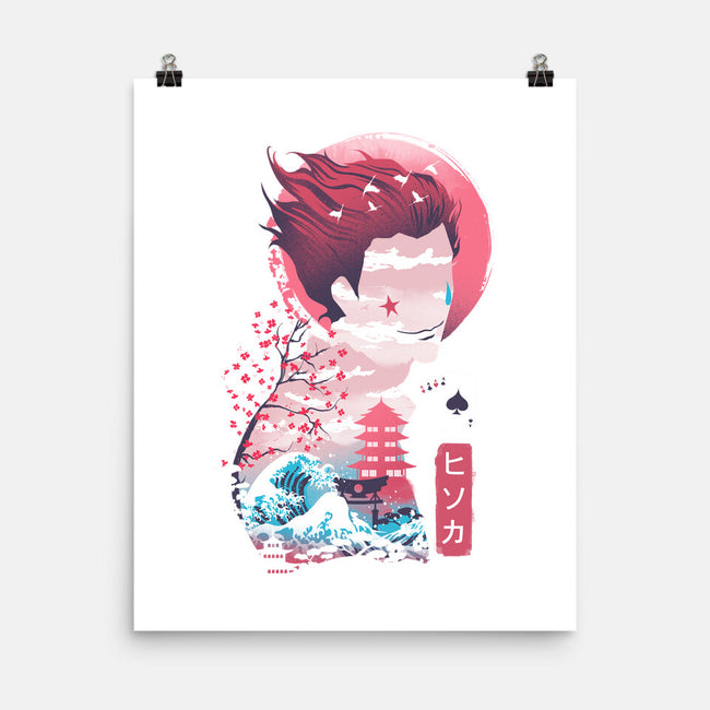 Ukiyo-E Hunter-none matte poster-dandingeroz