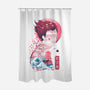 Ukiyo-E Hunter-none polyester shower curtain-dandingeroz